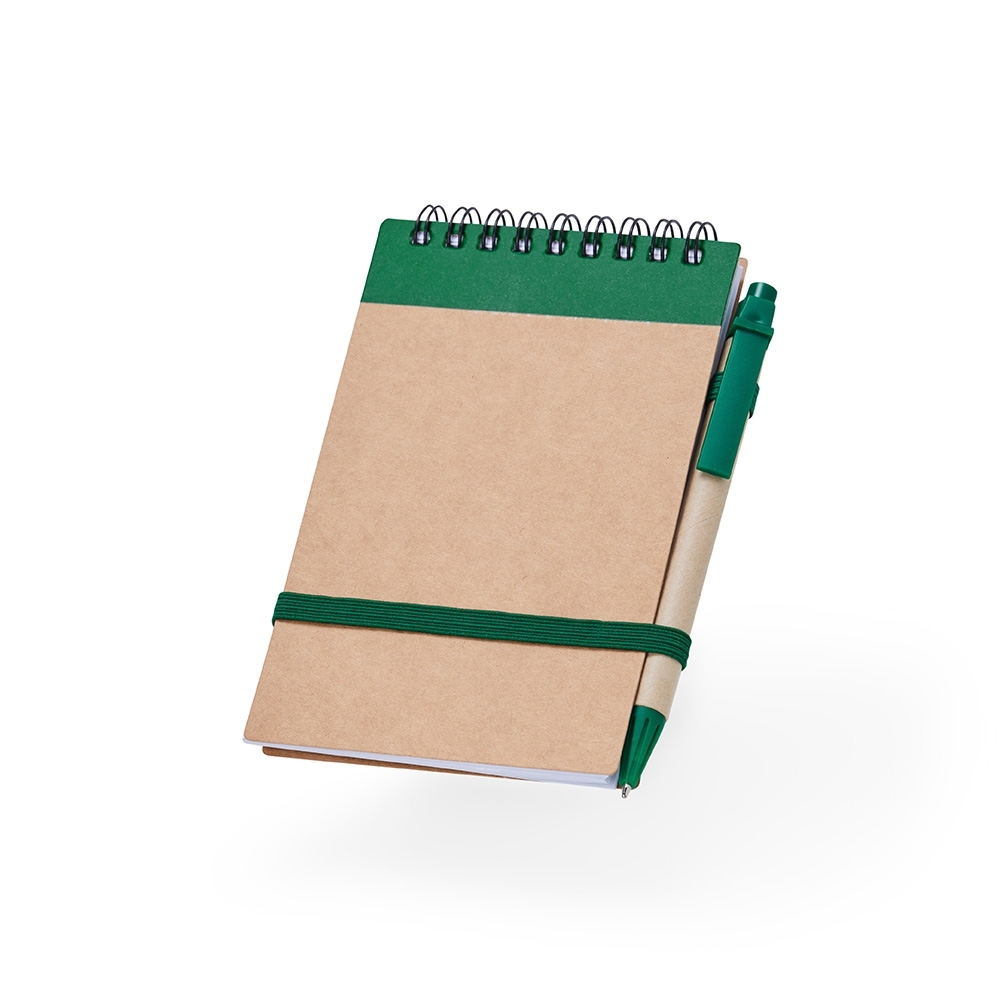 BLOCO DE ANOTAÇÕES ECOLÓGICO COM CANETA