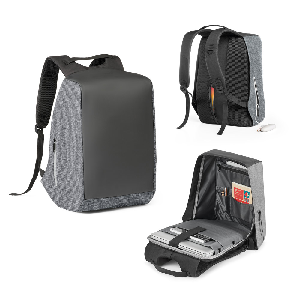 AVEIRO. Mochila para notebook 15'6'' com sistema antirroubo em 900D de alta densidade e tarpaulin 25 L